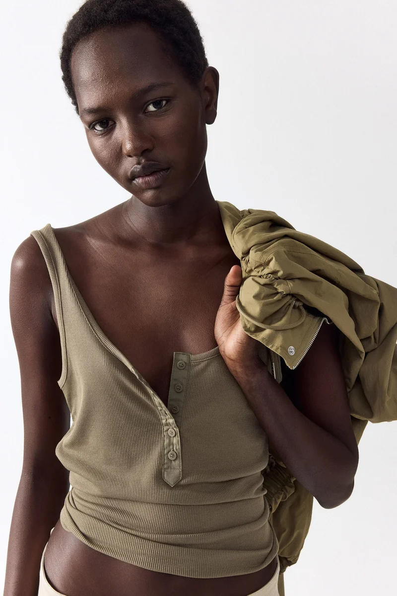 H&M Ribbed vest top