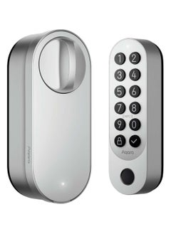 Aqara Smart Lock U200 Kit,Matter over Thread,Keyless Entry Door Lock with Apple Home Key and Rechargeable Battery,Supports Apple Home, Alexa and SmartThings-Silver  - Image 2