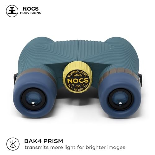 Nocs Provisions Standard Issue 10x25 Waterproof Binoculars, 10X Magnification, Bak4 Prism, Wide View Multi-Coated Lenses for Bird Watching, Hiking & Backpacking - Pacific Blue II - Image 3