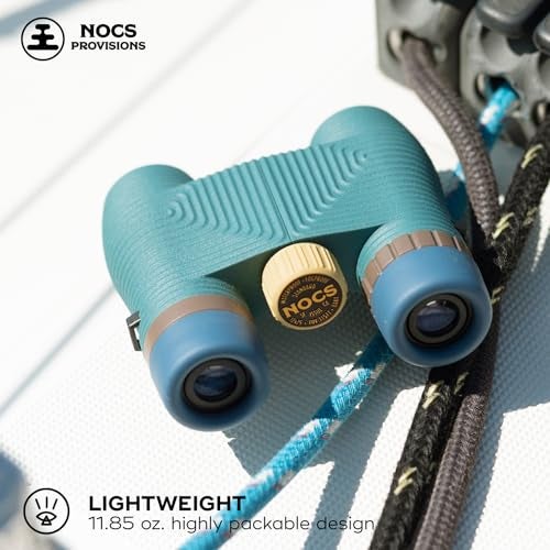 Nocs Provisions Standard Issue 10x25 Waterproof Binoculars, 10X Magnification, Bak4 Prism, Wide View Multi-Coated Lenses for Bird Watching, Hiking & Backpacking - Pacific Blue II - Image 5