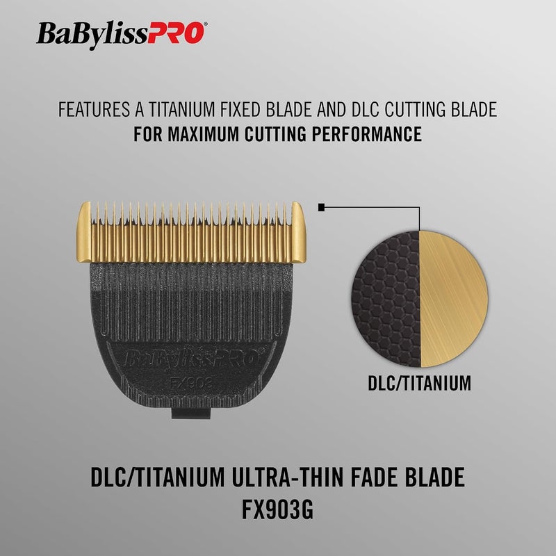 بيبي ليس برو شفرة قصاصة بديلة من BaBylissPRO FX903G FX3 DLC/تيتانيوم فيد - Image 3