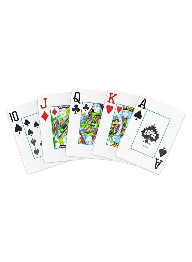 Copag Elite 100% Plastic Playing Cards, Poker Size (Standard) Jumbo Index Single Deck (12 Pack) - Image 1