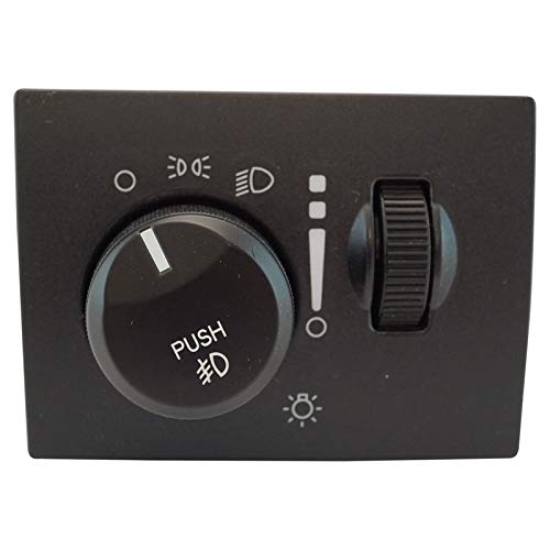 TRQ Headlight Switch Compatible with 2005-2011 Chrysler 300 2008-2011 Dodge Challenger 2006-2012 Charger 2005-2008 Magnum - Image 1