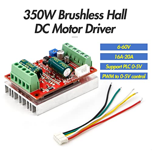 RioRand 350W 6-60V PWM DC Brushless Electric Motor Speed Controller with Hall - Image 5