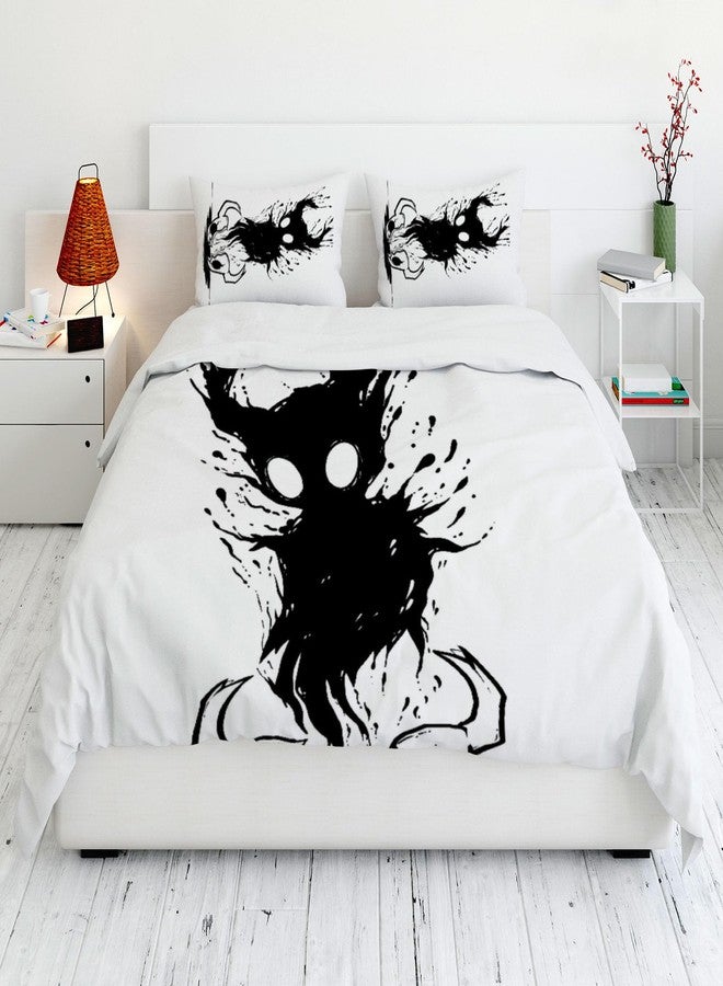 Allenjoy Full Size Shadowy Creature Rising Comforter Set Broken Mask Figure Bed Bedding Sets Bedroom Decor with 2 Pillowcases SC00825-005 - Image 2