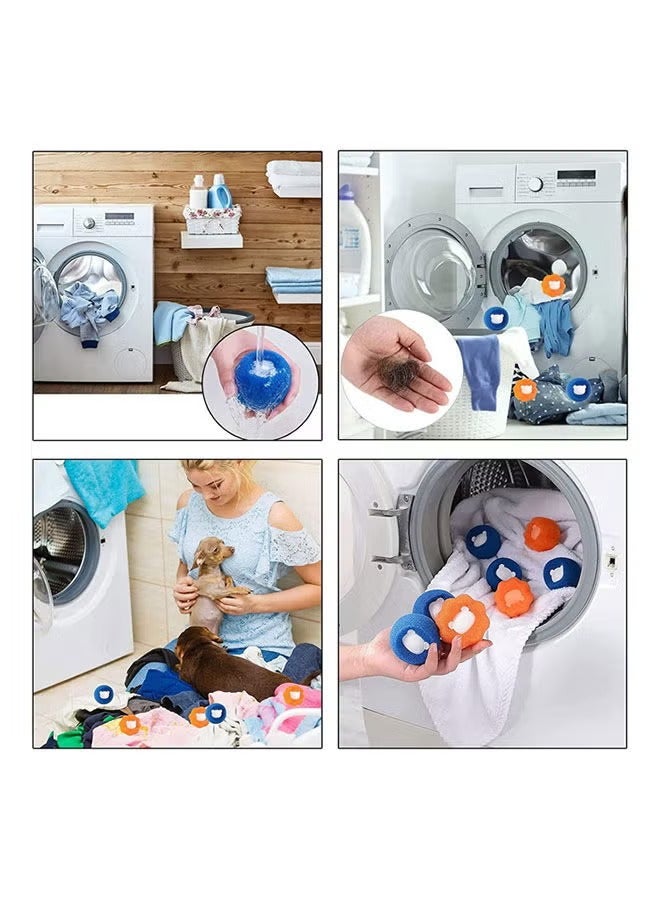 Pet Hair Remover Laundry Balls, 2 Pack, 2 Pack for Laundry, Waterproof Pet Hair Absorbent, Lint Remover Balls, Reusable for Laundry (4 Pack)-022 - Image 1