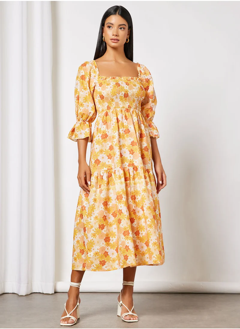 Charlie Holiday. Floral Print Maxi Dress