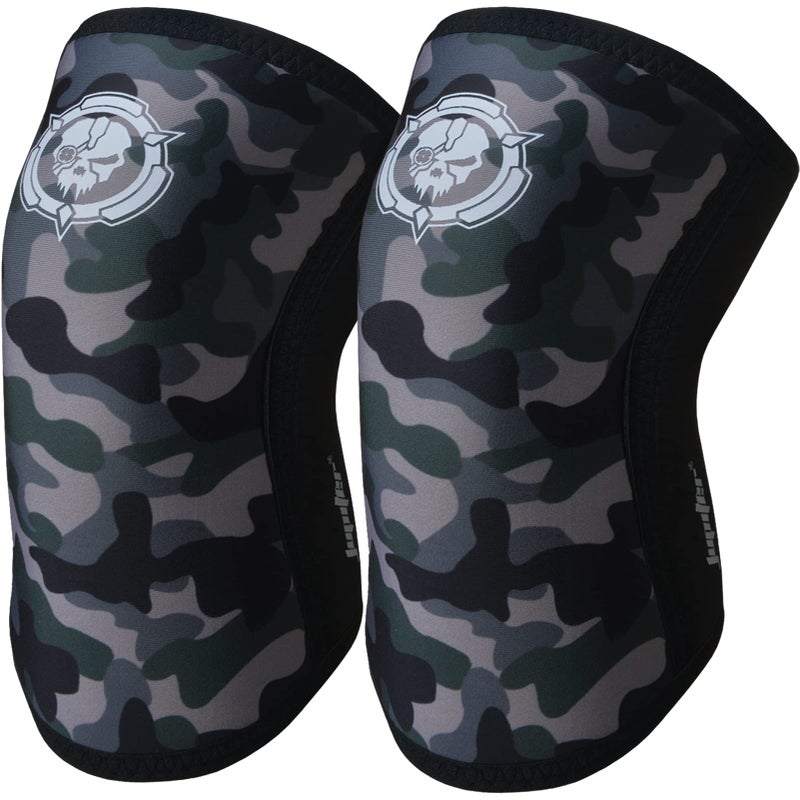 Knee Sleeves 1 Pair 7mm Compression Knee Braces for SquatsWeightliftingPowerliftingCross Training for Men Women Medium