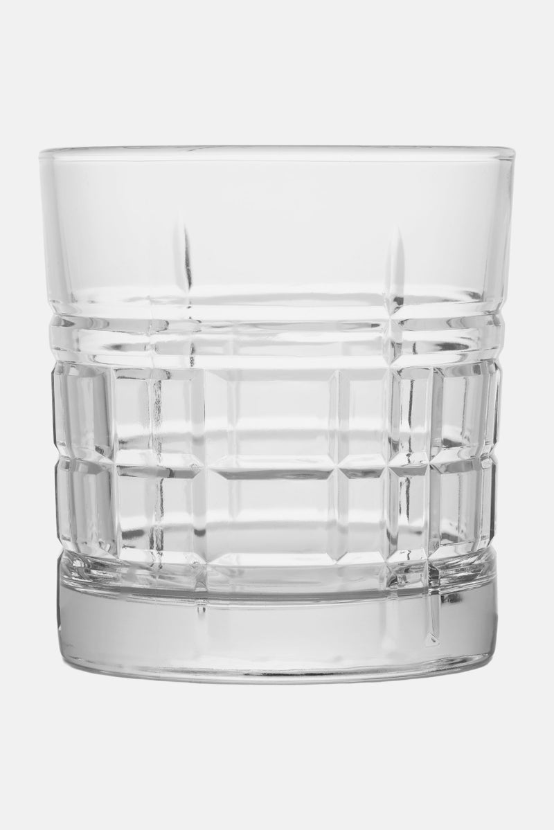 LAV 6 Pieces Brit Whiskey Glass 325ml, Transparent - Image 2