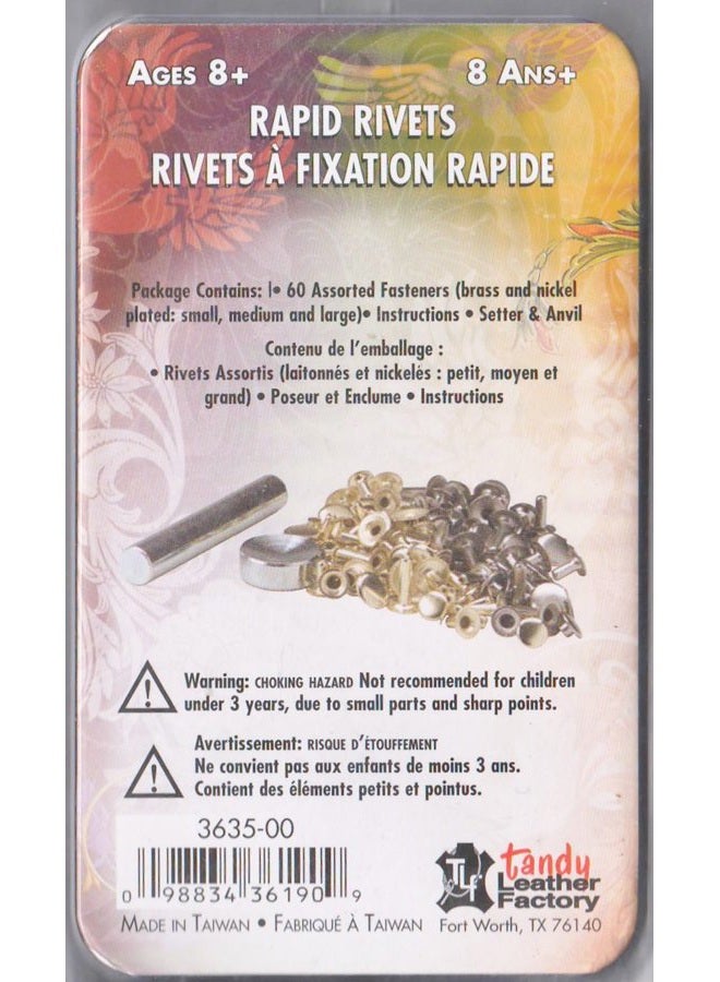 Tandy Leather Factory 3635 Easy-To-Do Series Rapid Rivets - Image 1