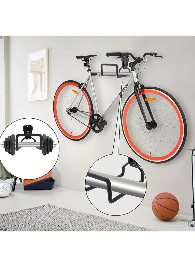 McDou Multifunctional metal hose hook, wall-mounted durable bracket, suitable for yard, garden and garage, suitable for hose, extension cord storage - Image 5