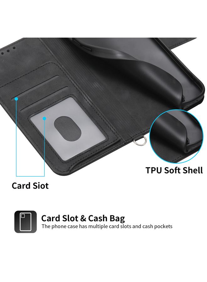 اس-توب جراب لهاتف Samsung Galaxy A14 5G جراب هاتف من الجلد بملمس جلدي منقوش عليه زهور - Image 5