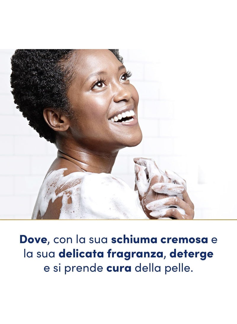 Dove Moisturizing Care Formula, Dermo-Nature Moisturizing Formula, with 1/4 Cream, Dermatologically Tested, Shower Gel for Men and Women, 100% Recycled Bottle * 750ml - Image 5