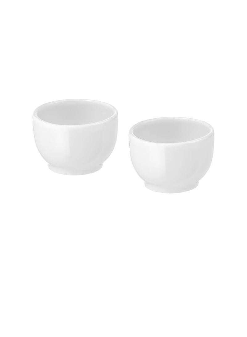 وعاء / كوب بيض ، جوانب مدورة أبيض 5 سم - Image 2