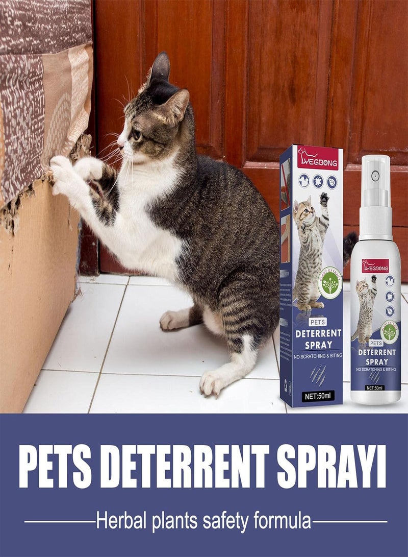 GGOOT No Chew Spray for Dogs | 50ml Stop Chewing Spray for Cats Dogs | Anti Chew Behavior Training Sour Spray for Pets to Stay Away from Restricted Areas - Image 5