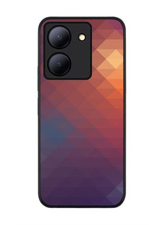 Rugged Black Edge case for Vivo Y36 / Vivo Y36 5G, Slim fit Soft Case Flexible Rubber Edges Anti Drop TPU Gel Thin Cover - Copper Prism