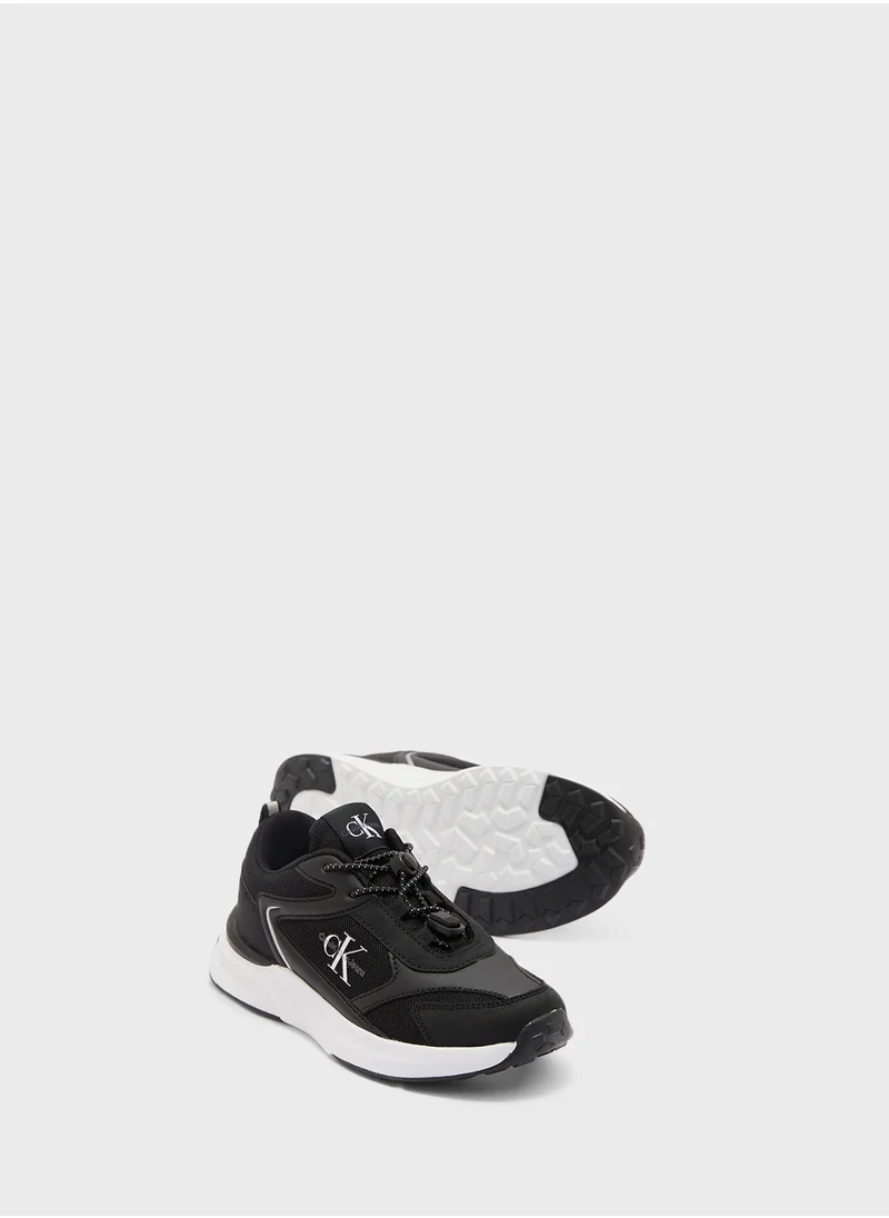 كالفن كلاين جينز Youth Low Top Lace Up Sneakers