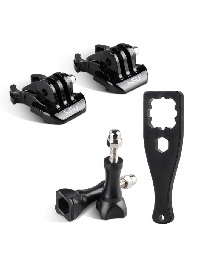 HSU Quick Release Buckle Clip Basic Mount with Thumb Screw Compatible for GoPro Hero 9 8 7 6 5 4 3 Session MAX 2018 Fusion, AKASO, SJCAM, Xiaomi Yi Action Cameras - Image 1