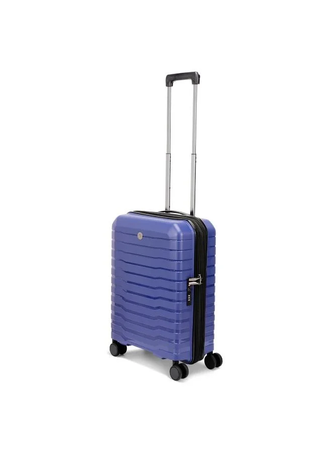 إيكولاك Lordnorth 58+68+77cm 3 Piece Set Hardcase Expandable 4 Double Wheel  Luggage Trolley Set  Blue