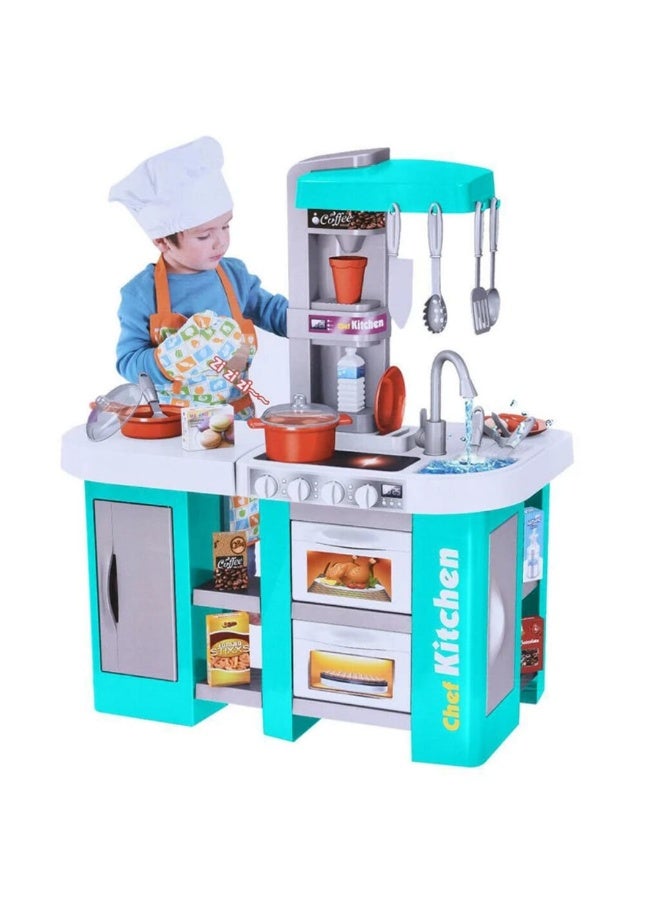 Large Kids' Kitchen Playset - 53 Pieces - Image 1