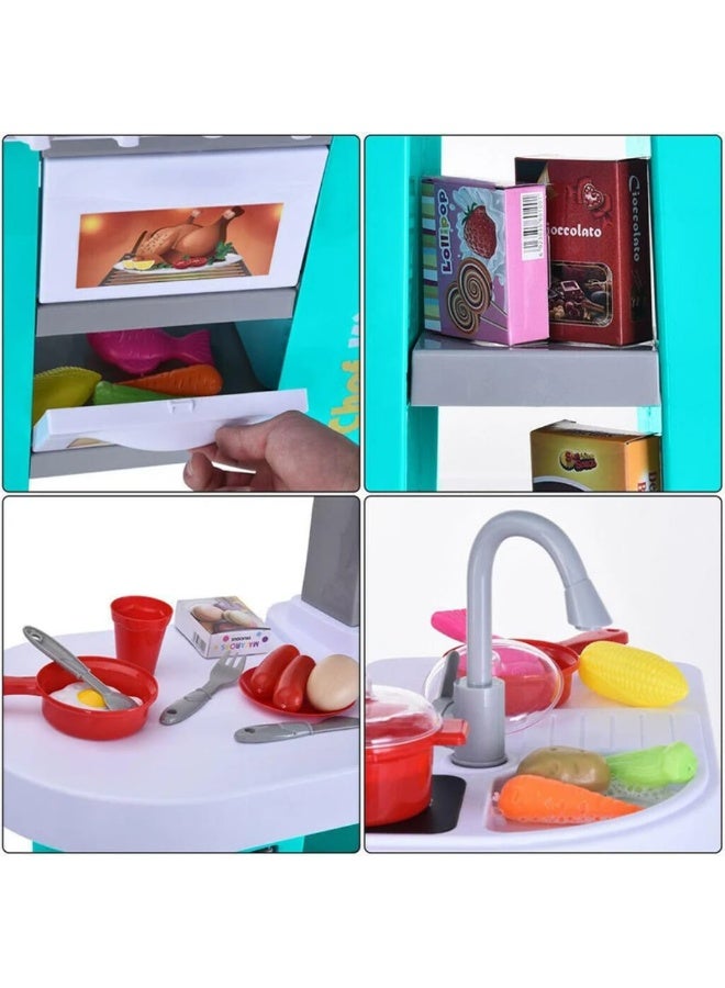 Large Kids' Kitchen Playset - 53 Pieces - Image 4