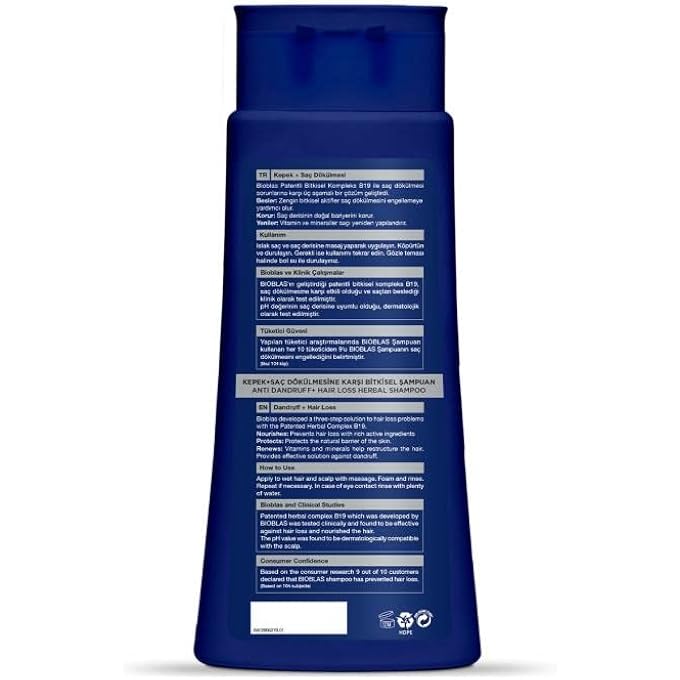 BIOBLAS MENTHOL & COMPLEX B19 SHAMPOO 360 ML - Image 3