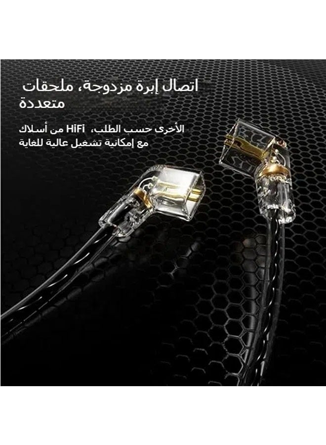 ND D6 0.75MM (QDC) Upgrade Cable for IEM Headphones with Type-C Plug and Microphone, 4-Pin OFC Detachable Cable for Blon x Hbb Z300, SIMGOT-EA500, 7HZ Legato/Timeless/Salnotes Zero - Image 3