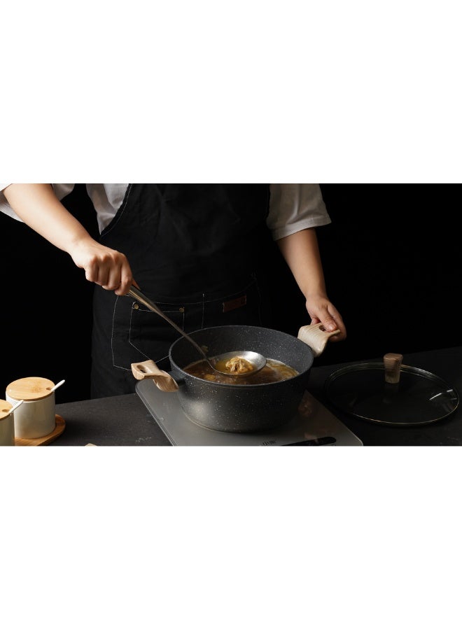 Baker's Secret 34.3cm Stainless Steel Ladle – Durable Kitchen Accessory for Serving, Scooping & Cooking - Image 2