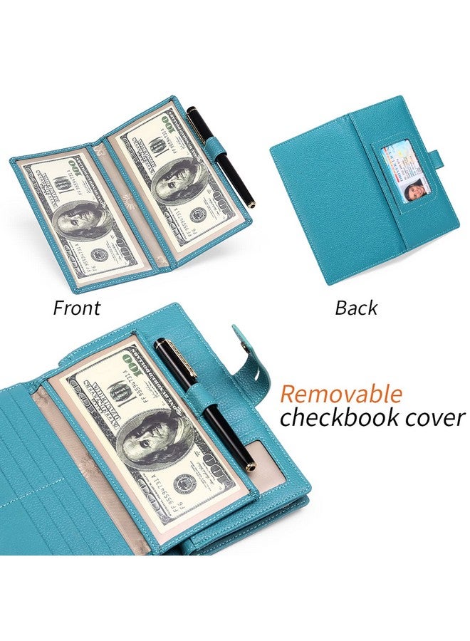 SENDEFN Women'S Wallet Large Capacity Rfid Blocking Leather Wallets Credit Cards Organizer With Checkbook Holder - Image 3