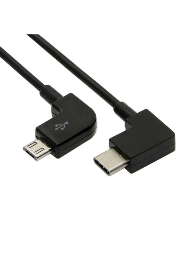 Cablecc كابل تحكم عن بُعد من كابل بيانات Type-C إلى Micro USB لطائرة DJI Mavic Pro Platinum ملحقات التحكم عن بُعد - Image 5