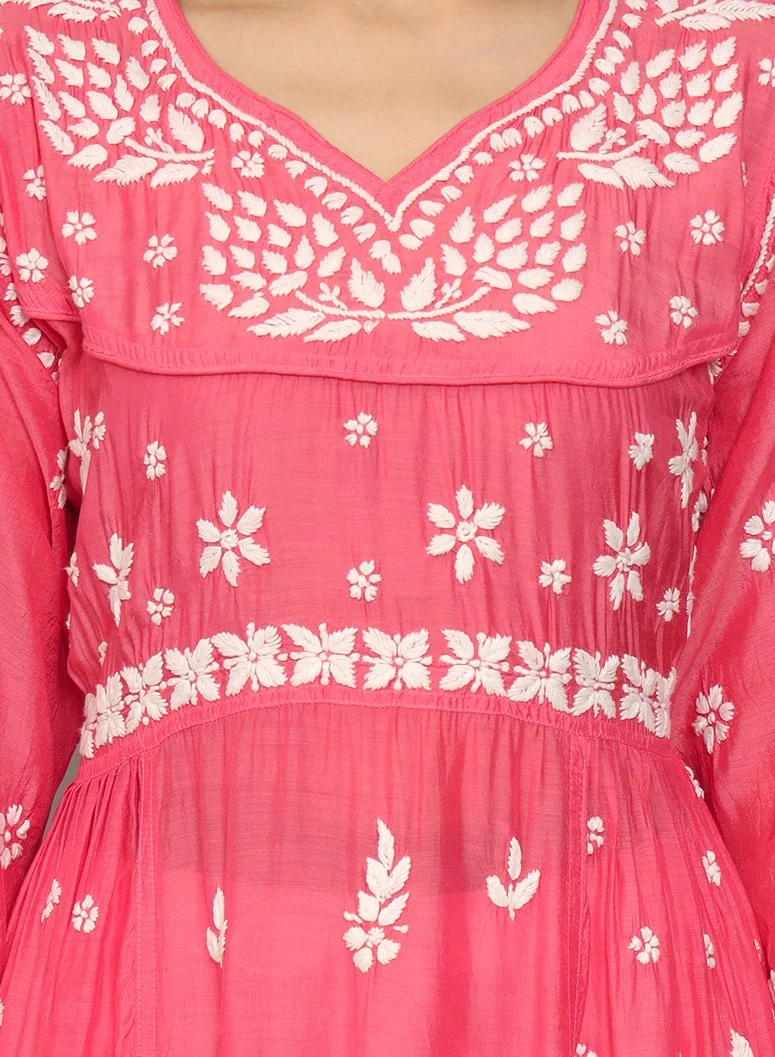 الايا جلابية شيكانكاري نسائية مطرزة يدوياً-AL4044