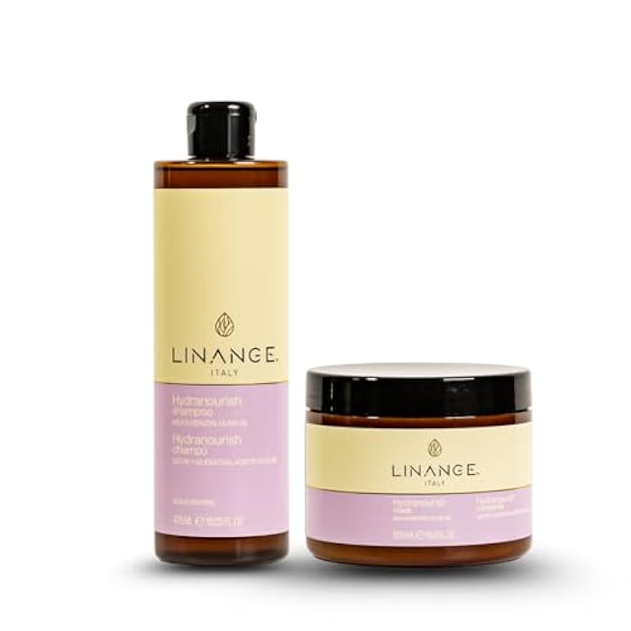Linange Hydranourish Shampoo & Mask Set - 475ML ; 500ML - Image 1
