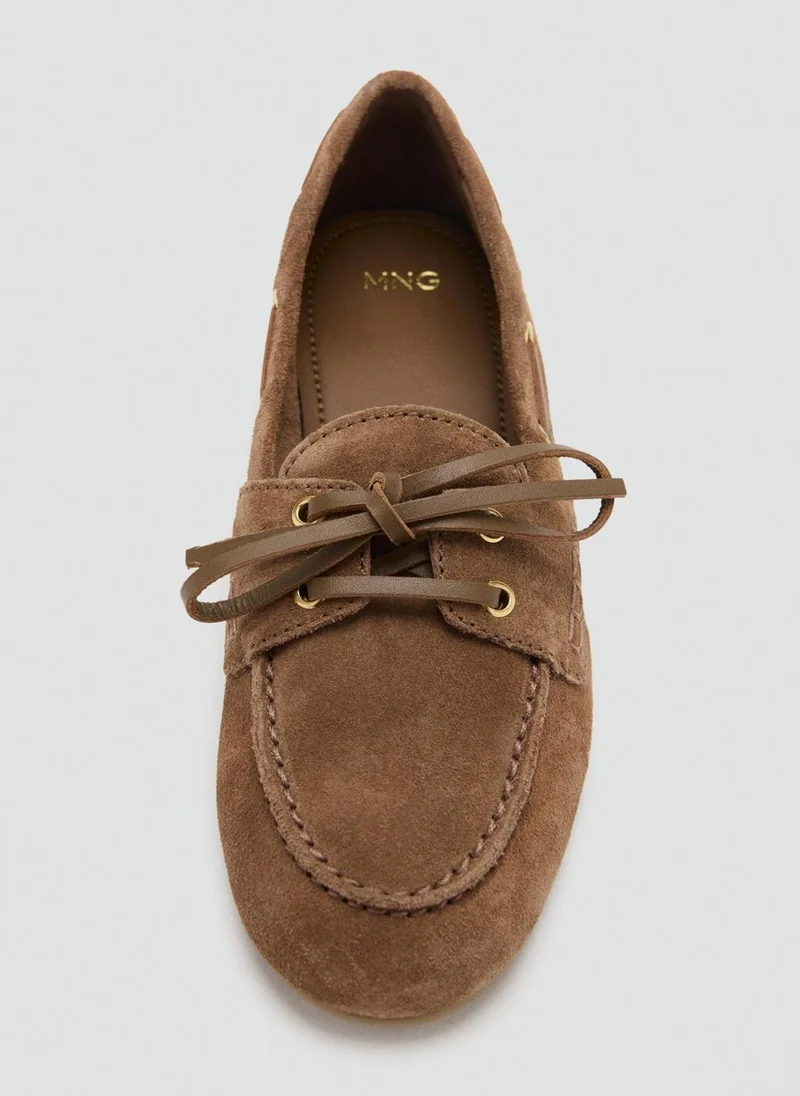 MANGO  Suede deck shoe for Women | Best Price UAE