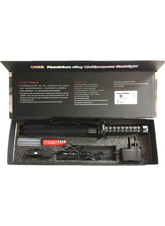 NIBEMINENT LED Rechargeable Flashlight With Charger White 9x10centimeter  - Image 3