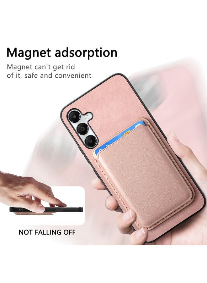 اس-توب جراب لهاتف Samsung Galaxy A14 Retro Magsafe Card Bag غطاء خلفي من البولي يوريثان جراب هاتف - Image 5