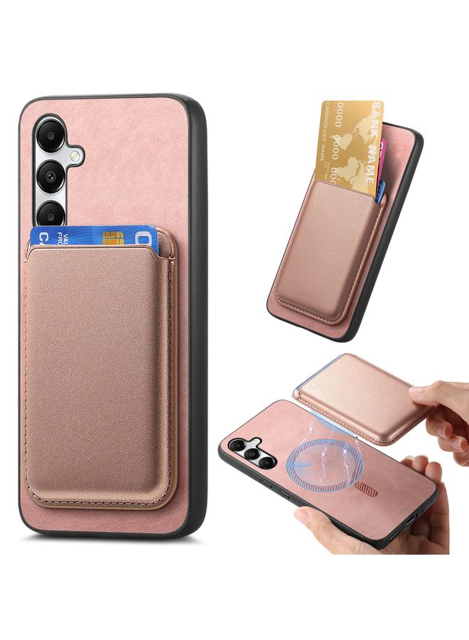 اس-توب جراب لهاتف Samsung Galaxy A14 Retro Magsafe Card Bag غطاء خلفي من البولي يوريثان جراب هاتف - Image 1