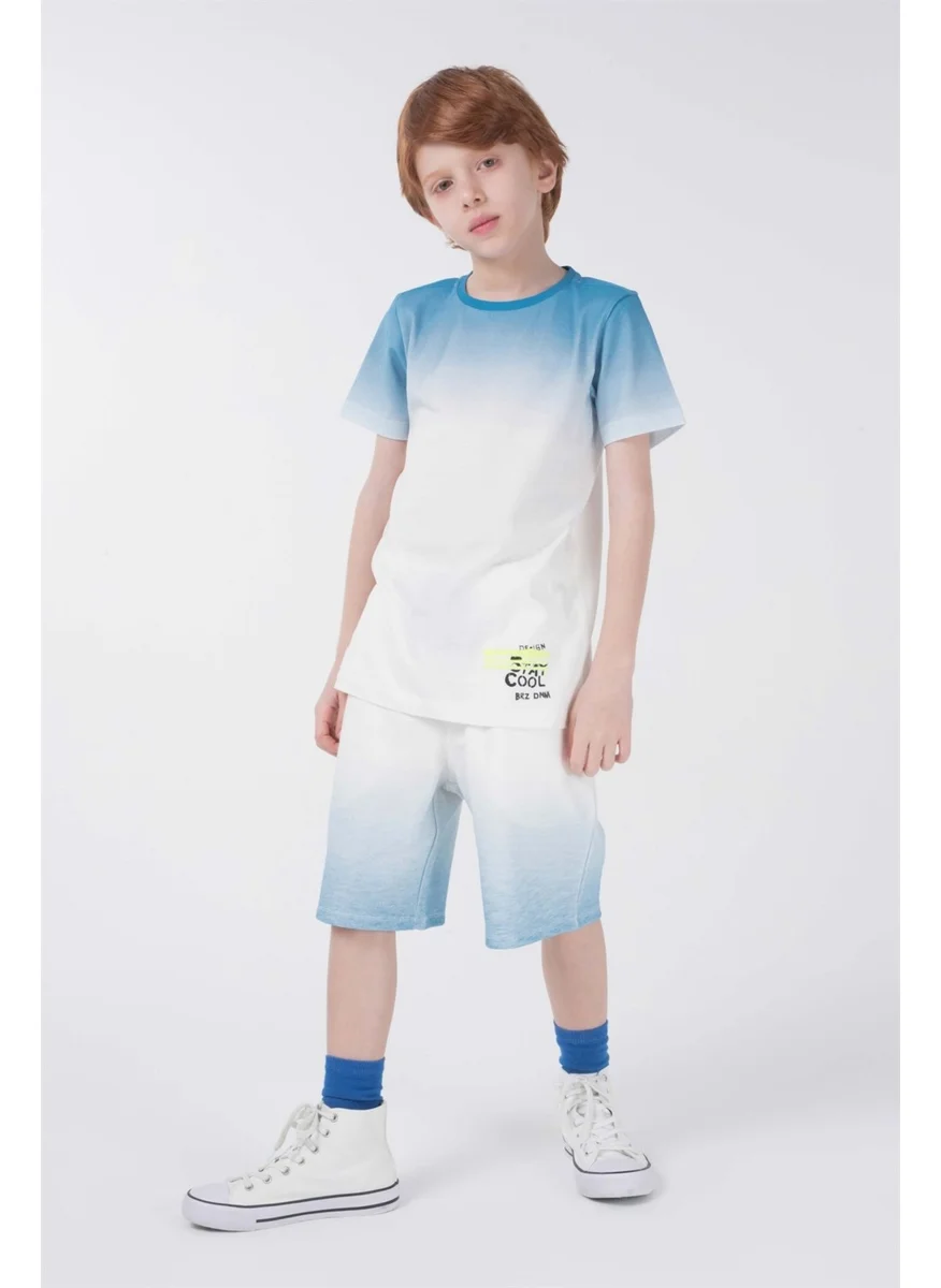 بي ار زد كولكشن Printed Boy T-Shirt-Short Set