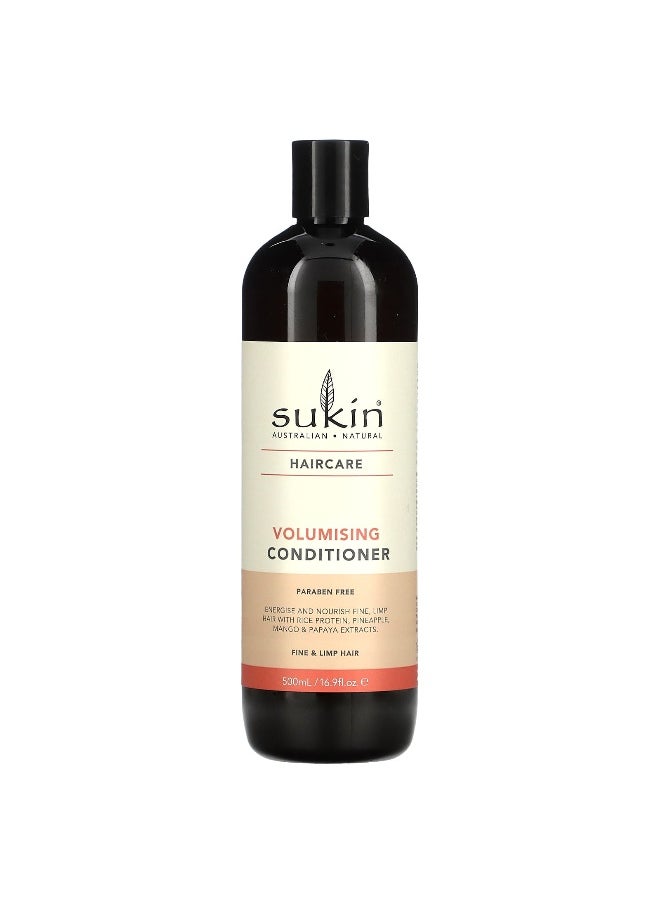 Sukin Sukin, Haircare, Volumising Conditioner, Fine and Limp Hair, 16.9 fl oz (500 ml)  - Image 1