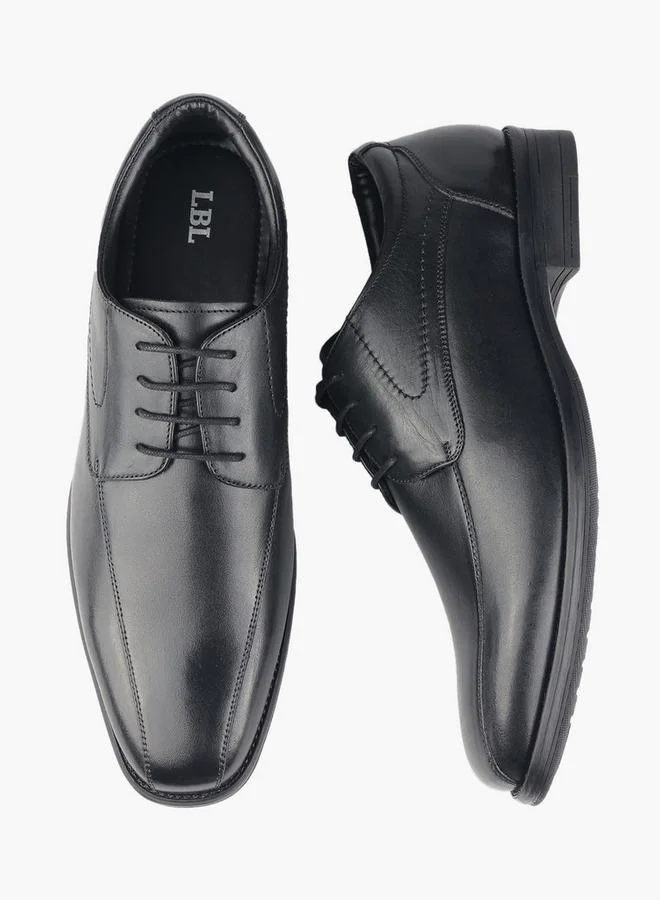 LBL By Shoexpress Men Lace-Up Leather Derby Shoes