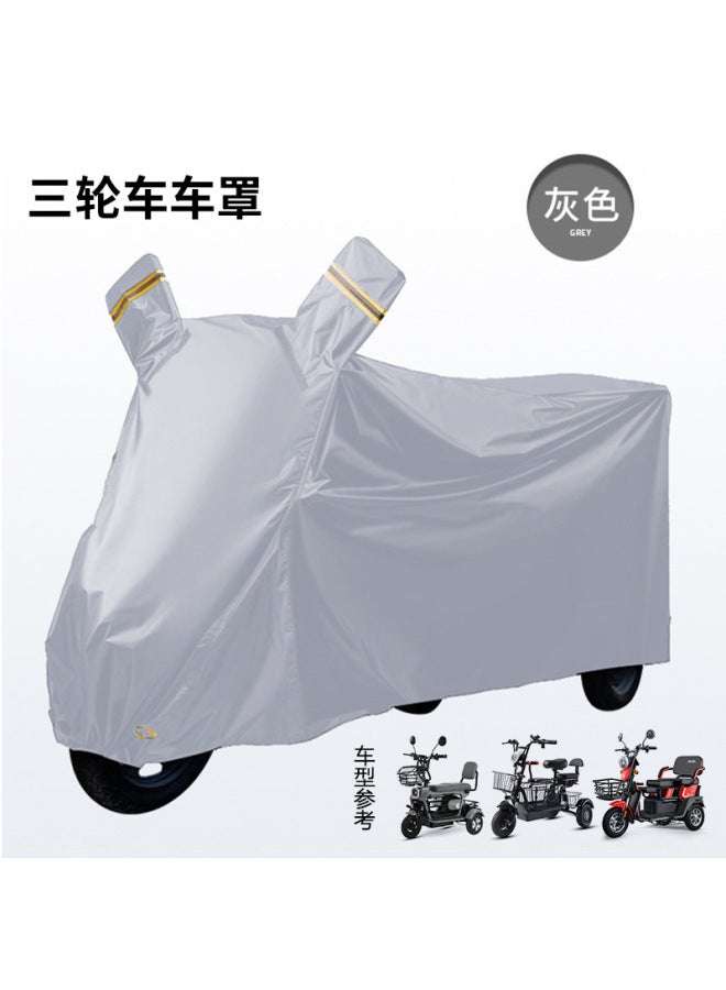 Electric Tricycle Car Cover Special Rainproof Dust Cover Scooter Hail Waterproof Sunscreen Cover
