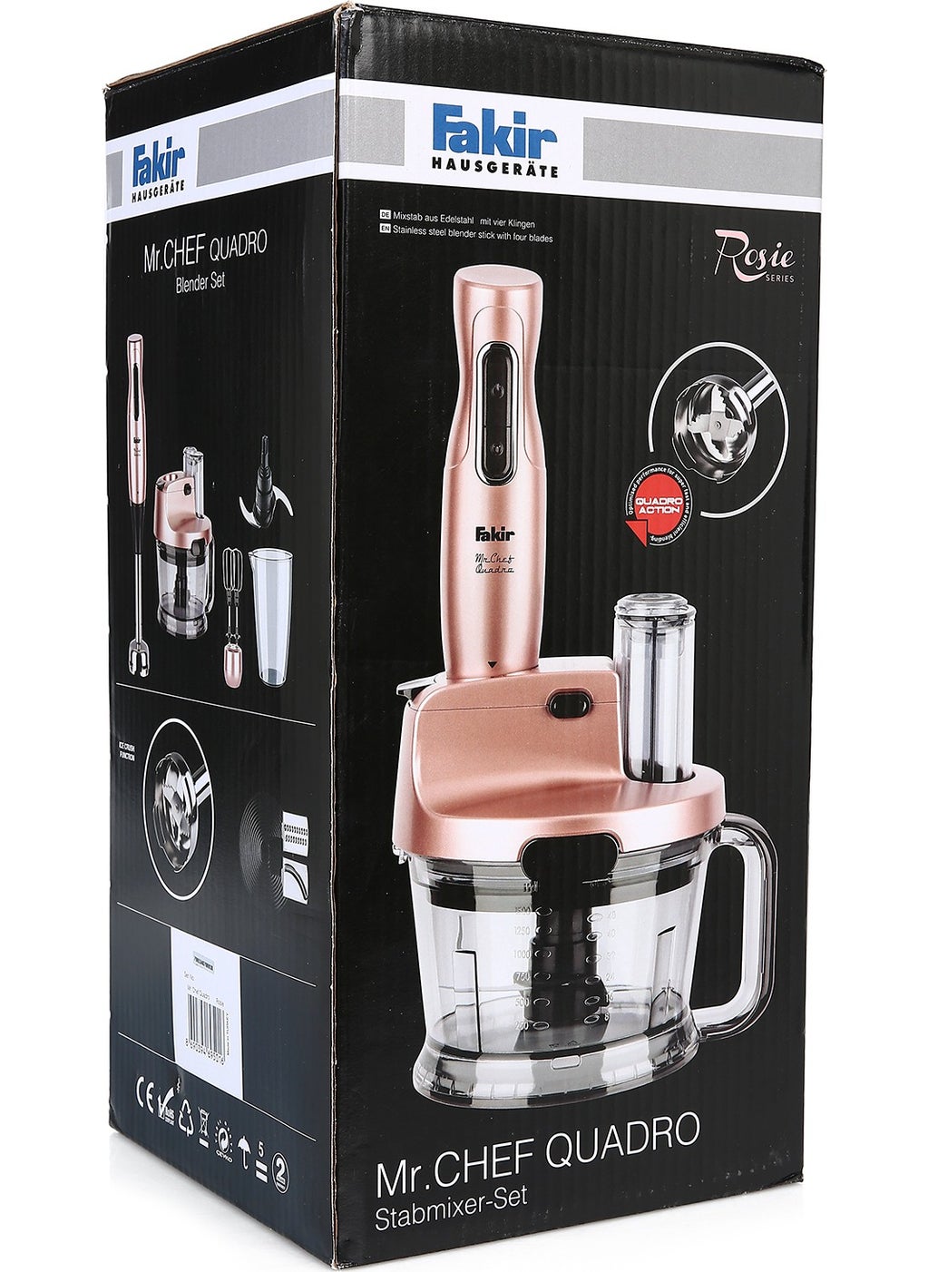 Fakir - Mr Chef Quadro Rose Blender Mixer Robot Set - Image 1
