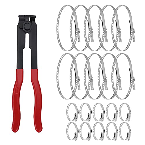 Alpha Rider For Auto/ATV CV Joint Axle Boot Clamp Pliers Tool with 20 Crimp Bands -Ear Type Extension For Most Cars - Image 1