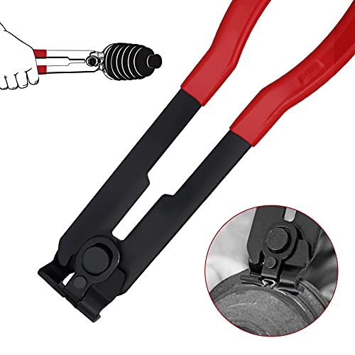 Alpha Rider For Auto/ATV CV Joint Axle Boot Clamp Pliers Tool with 20 Crimp Bands -Ear Type Extension For Most Cars - Image 4