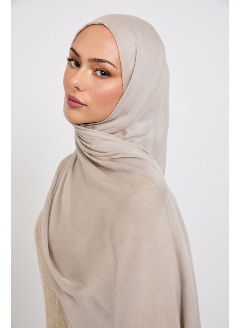 BHNS Fixed veil, beige color and multiple plain colors VIP- Chiffon veil suitable for-Abaya-Clothing-Hijab Lightweight luxury abaya Islamic women's scarf medium shawl with high quality  - Image 1