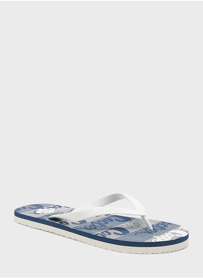 Lee Cooper Logo Flip Flops