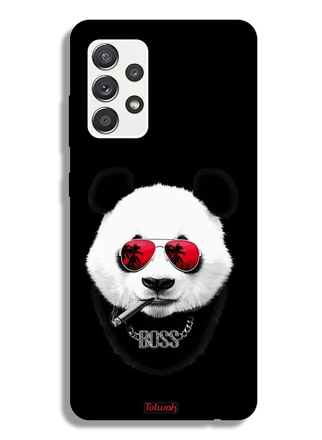 Tolwak Samsung Galaxy A32 5G Protective Case Cover Boss Panda - Image 1