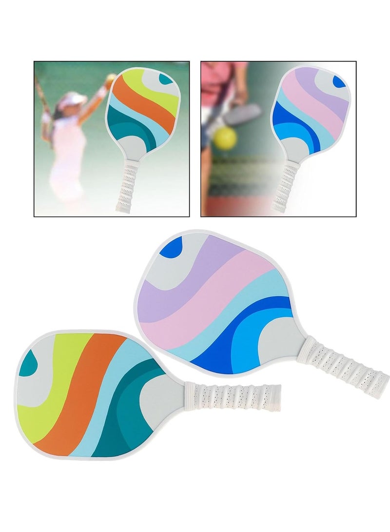 XiuWoo Pickleball Paddles with 4 Pickleball Balls and Bag Set - Pickleball Rackets,Pickleball Rackets with Ergonomic Cushion Grip, Gifts for Men Women, Ideal for Both Amateurs and Professionals - Image 5