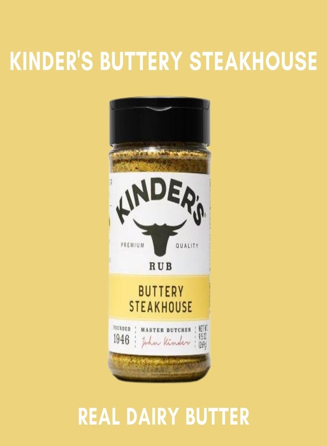 Foxtail Collective Kinder's Seasoning Duo Bundle: The Blend & Buttery Steakhouse - Two XL 9.5 and 10.5-ounce Bottles + 10 Recipe Ideas + Fridge Decal by FOXTAIL COLLECTIVE. Perfect for Grilling Meats & More, Gluten-Free & Non-GMO - Image 3