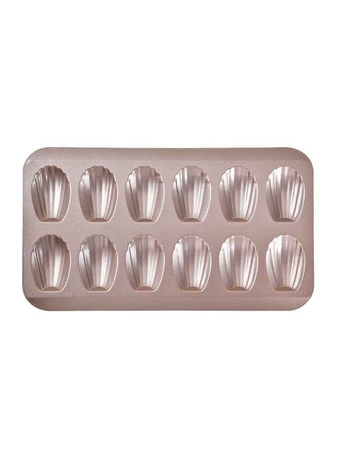 2 Pack 12-Cavity Madeleine Pan Nonstick Shell Shape Baking Mold for Baking - Image 4