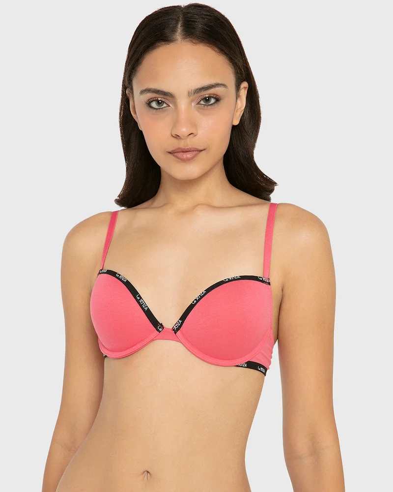 La Senza La Senza Push Up Wired Cotton Bra